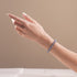 Grau | Silber | Meerjungfrau Glas Macaron Armband